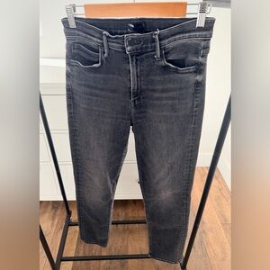 MOTHER Women’s Charcoal Skinny Jeans